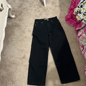 Madewell jeans- slim wide leg cropped